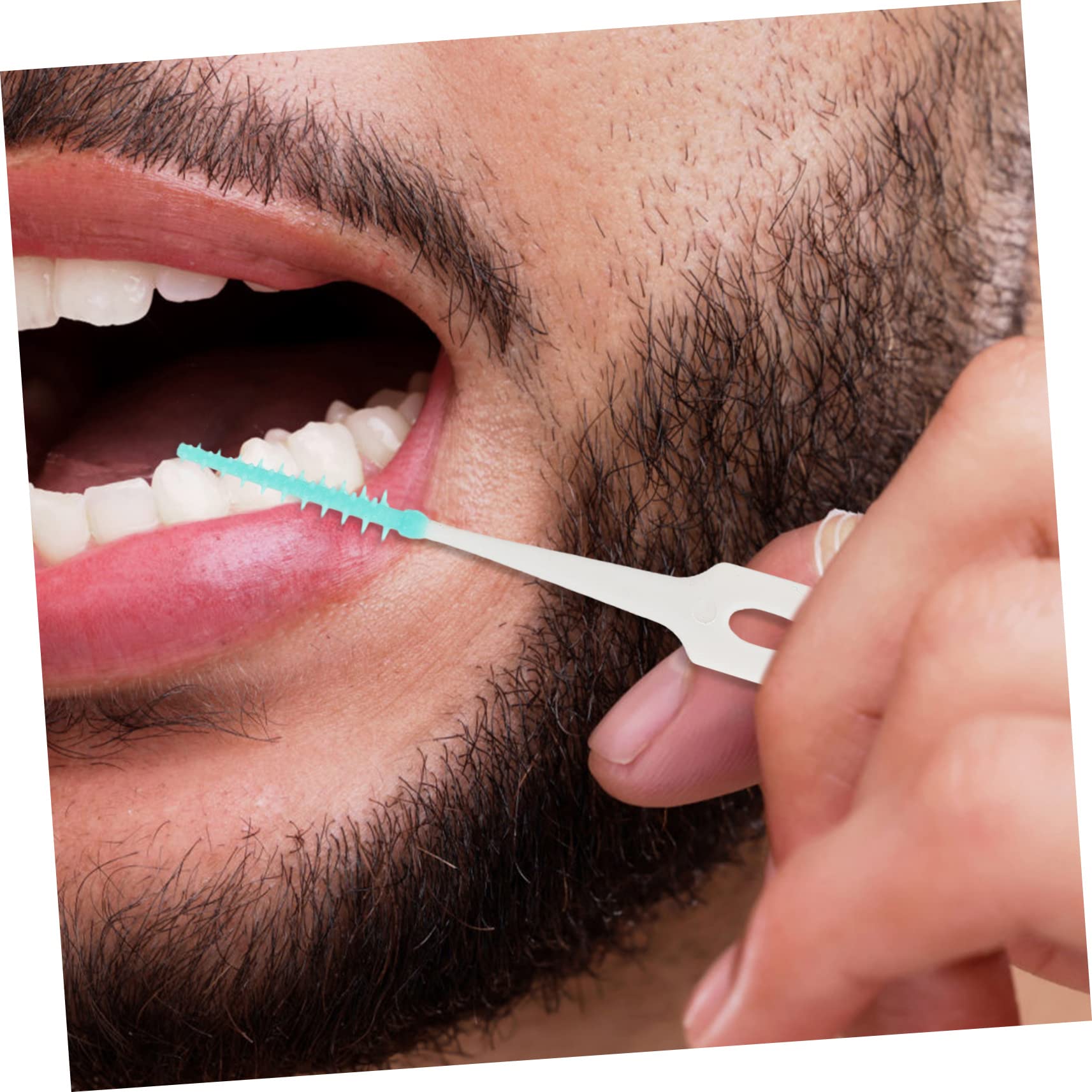 FOMIYES Portatile 400 Pz Spazzolino Gengivale Spazzolino Per Per Apparecchi Ortodontici Strumento Di Pulizia Detersivo Elasticità Scegli i Denti Tpe Strumenti Flessibili
