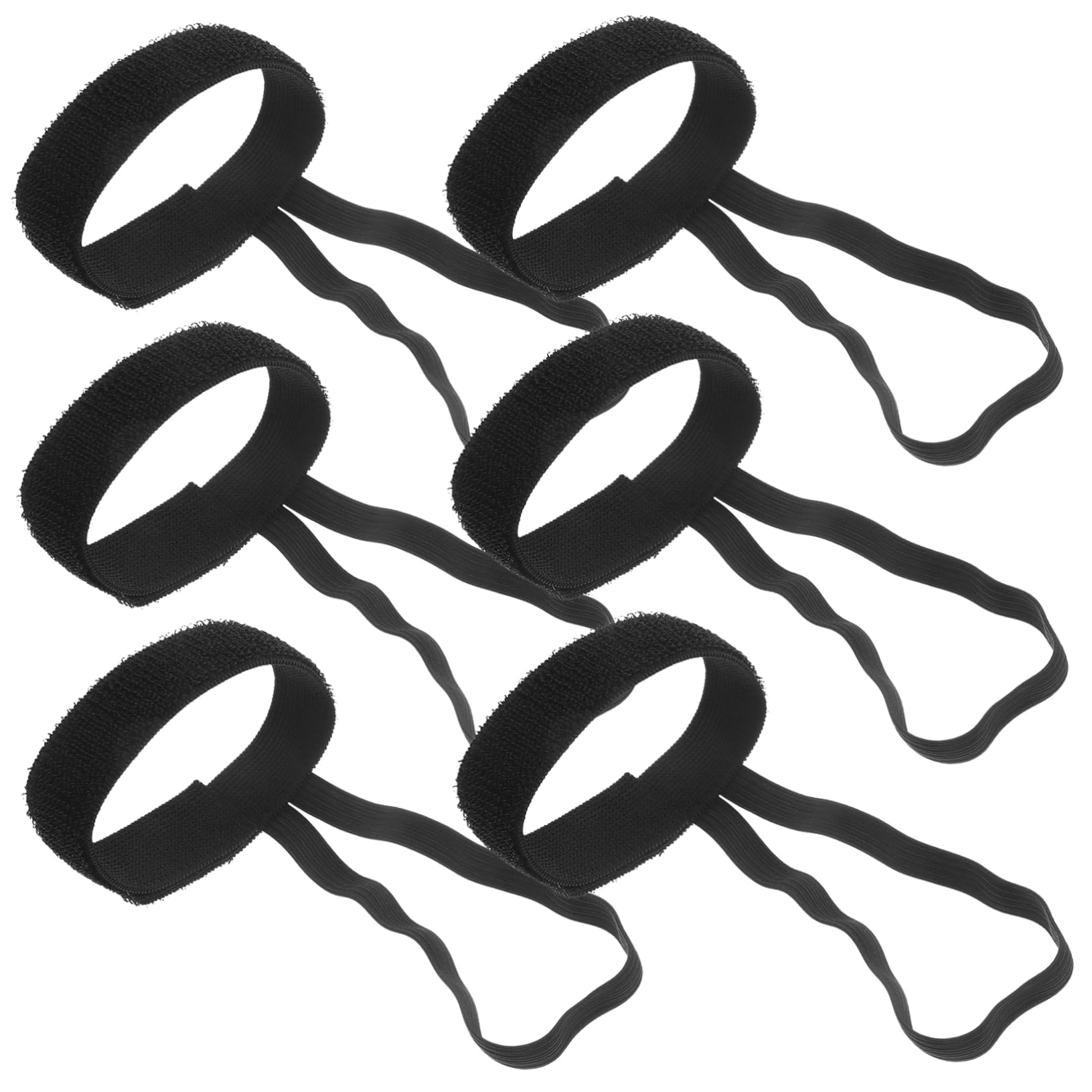 GALPADA 6pcs Football Referee Wristband Gear Comfortable Wristband Sliding Clip Official Referee Accessory Set