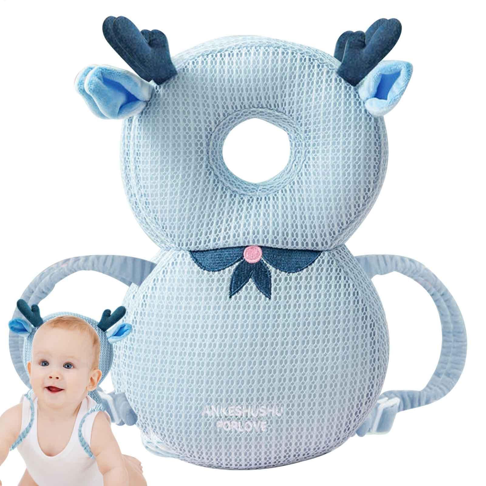 Protector de cabeza para niños pequeños cojín de seguridad ajustable anticolisión 8