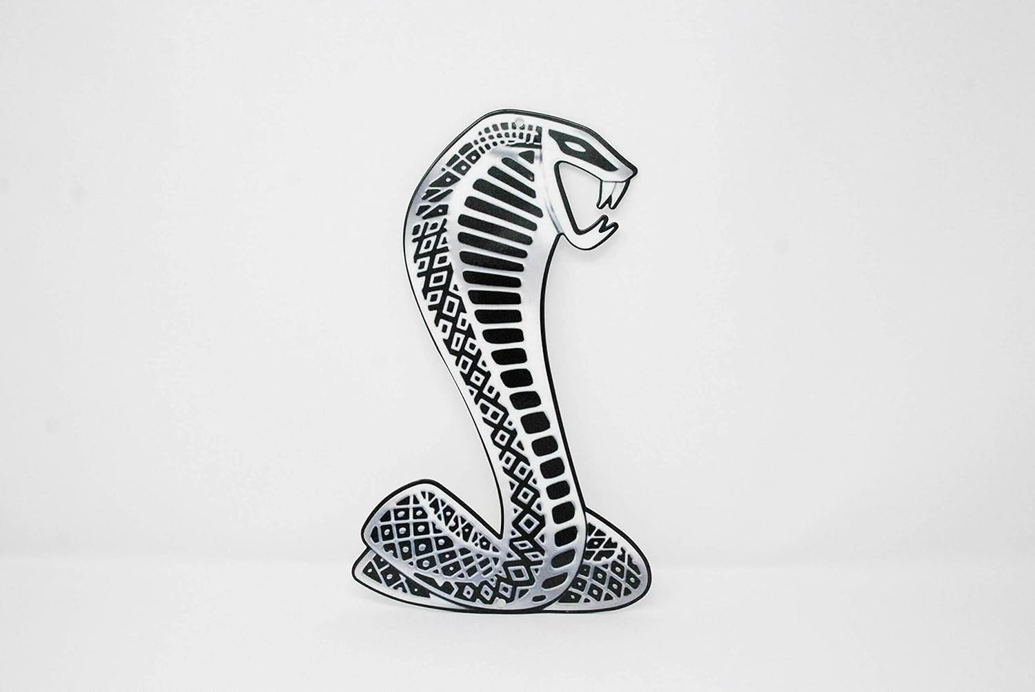 ZIC Motorsports Ford Mustang Cobra Heavy Duty Metal Garage Wall Sign - 12" X 7"