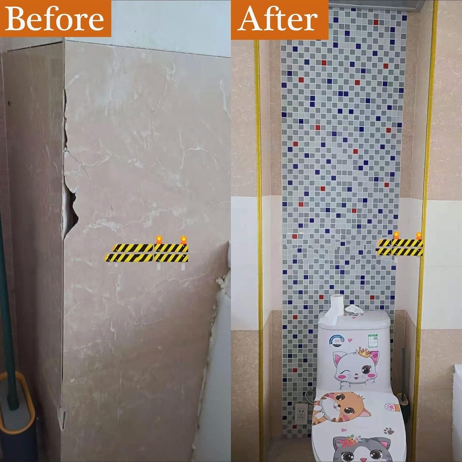 GQQGSHOP 19.6ft Caulk Strip Tape Adhesive Waterproof Flexible Molding Trim Tile Trim Sealing Tape Oil-Proof Decorative Sealing Tape, Kitchen Sink Strip, Wall Edge Protector, Ceramic Tile Gap Tape : Industrial & Scientific