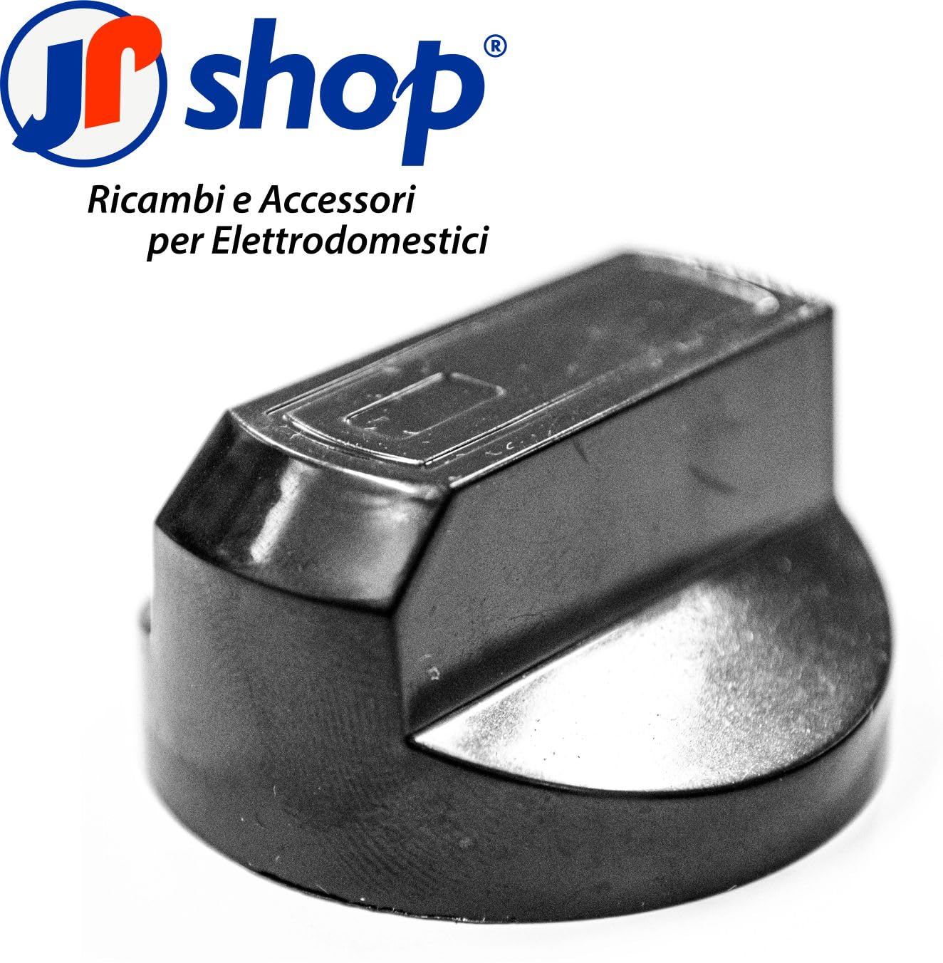 Kit 4 Manopole Universali Per Cucina A Gas E Forno - Con Adattatori 6, 7 E 8 Mm, Colore Nero