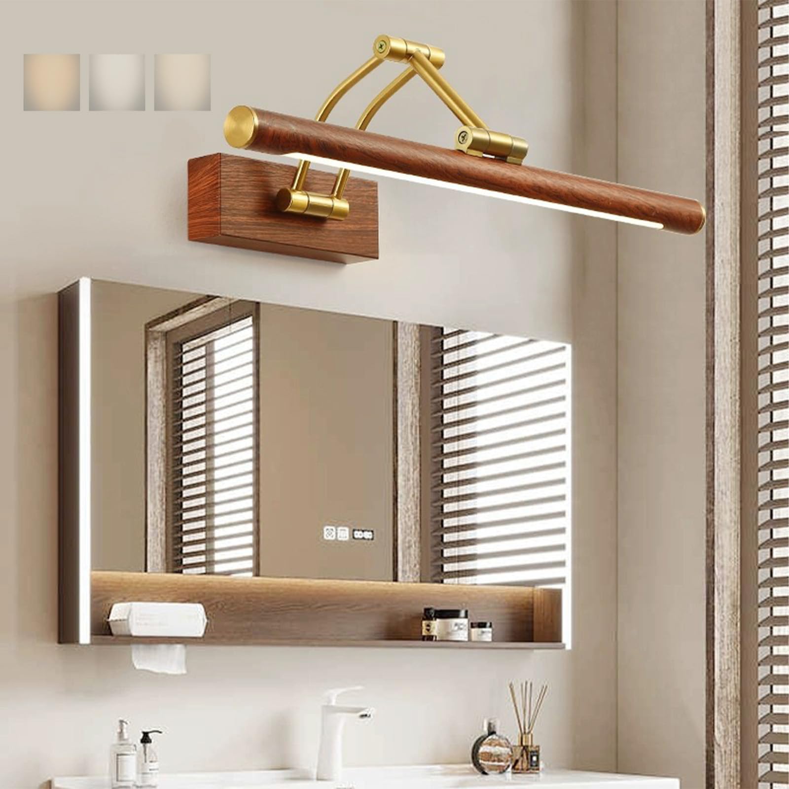Aplique Espejo Baño para Maquillaje en Dormitorio y Salón 8