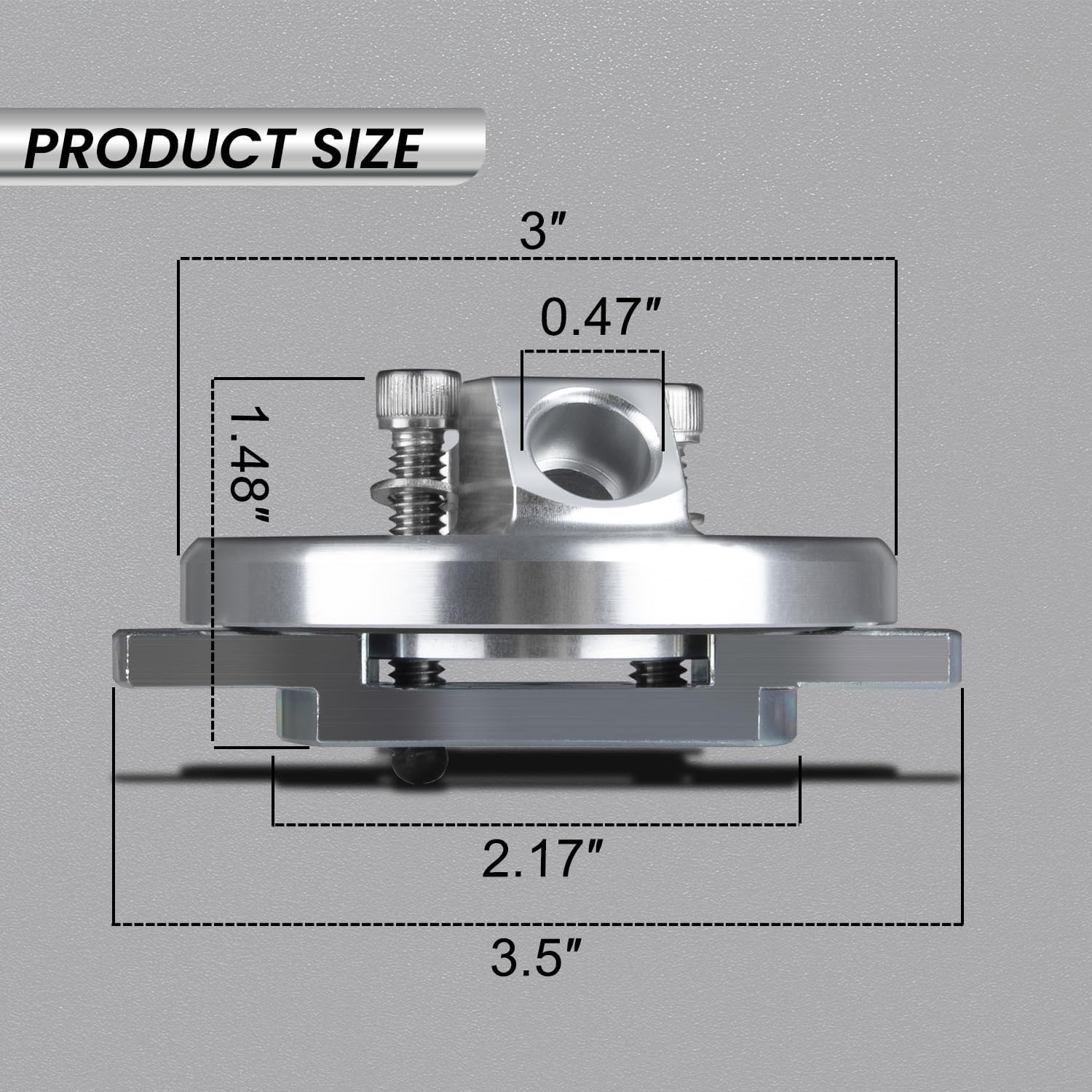 F4TZ-6753-A Dipstick Adapter Repair Kit Compatible with Ford 7.3L Powerstroke F250 F350 F450 F550 1994-2003, Excursion 2000-2003, E250 E350 Van 1995-2003 Replaces F4TZ-6751-A F4TZ-6751-B (Silver)