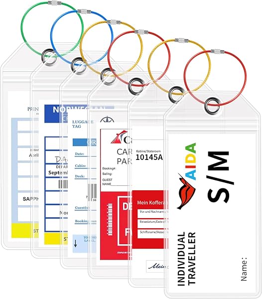 HONIZER Gepäckanhänger Set für Kreuzfahrten