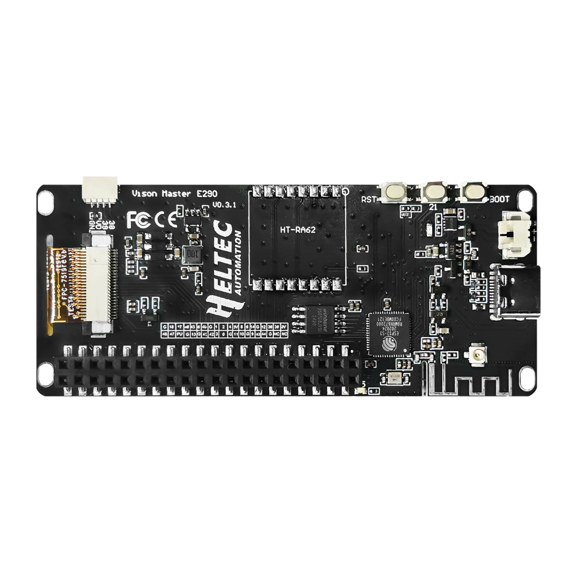 Heltec Meshtastic ESP32 SX1262 LoRa Smart Price Tag E-Paper Monitor Development Board 7.4 cm czarno-biały ekran e-Ink Bluebooth WiFi kompatybilny z Arduino (902-928 MHz)