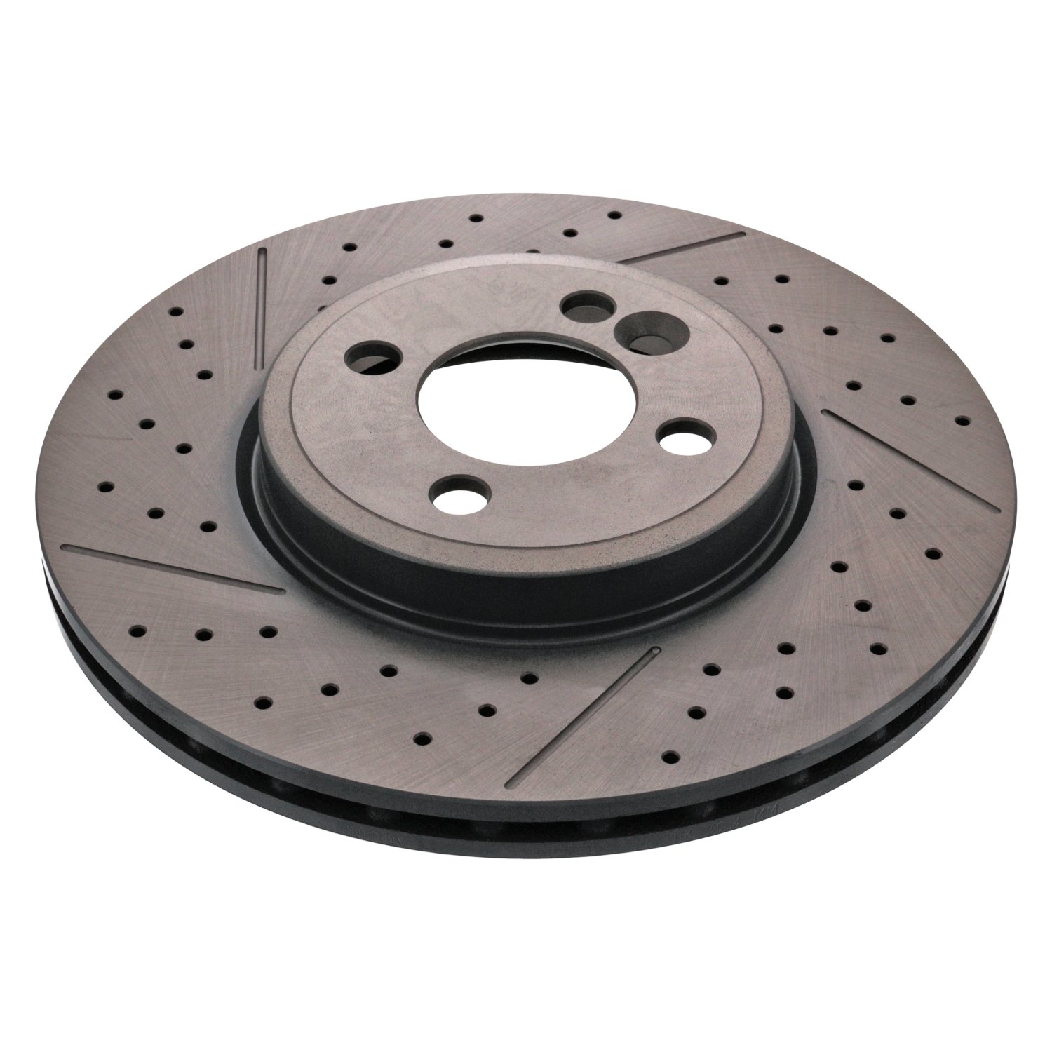 febi bilstein 43954 Brake Disc Set (2 Brake Disc) front, perforated / internally ventilated, No. of Holes 4