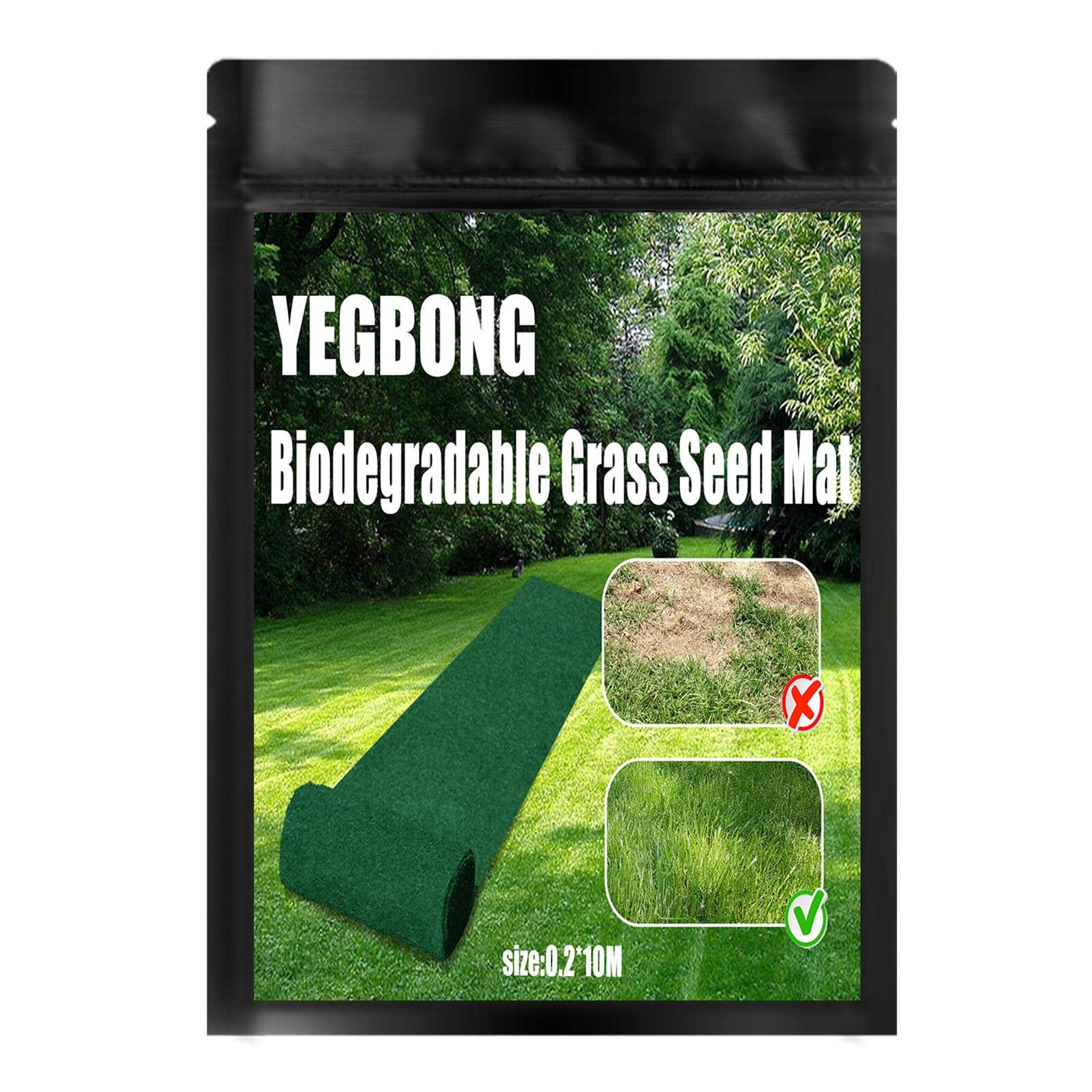 Buy Fovolat Biodegradable Grass Seed Mat Grass Seed and Fertilizer