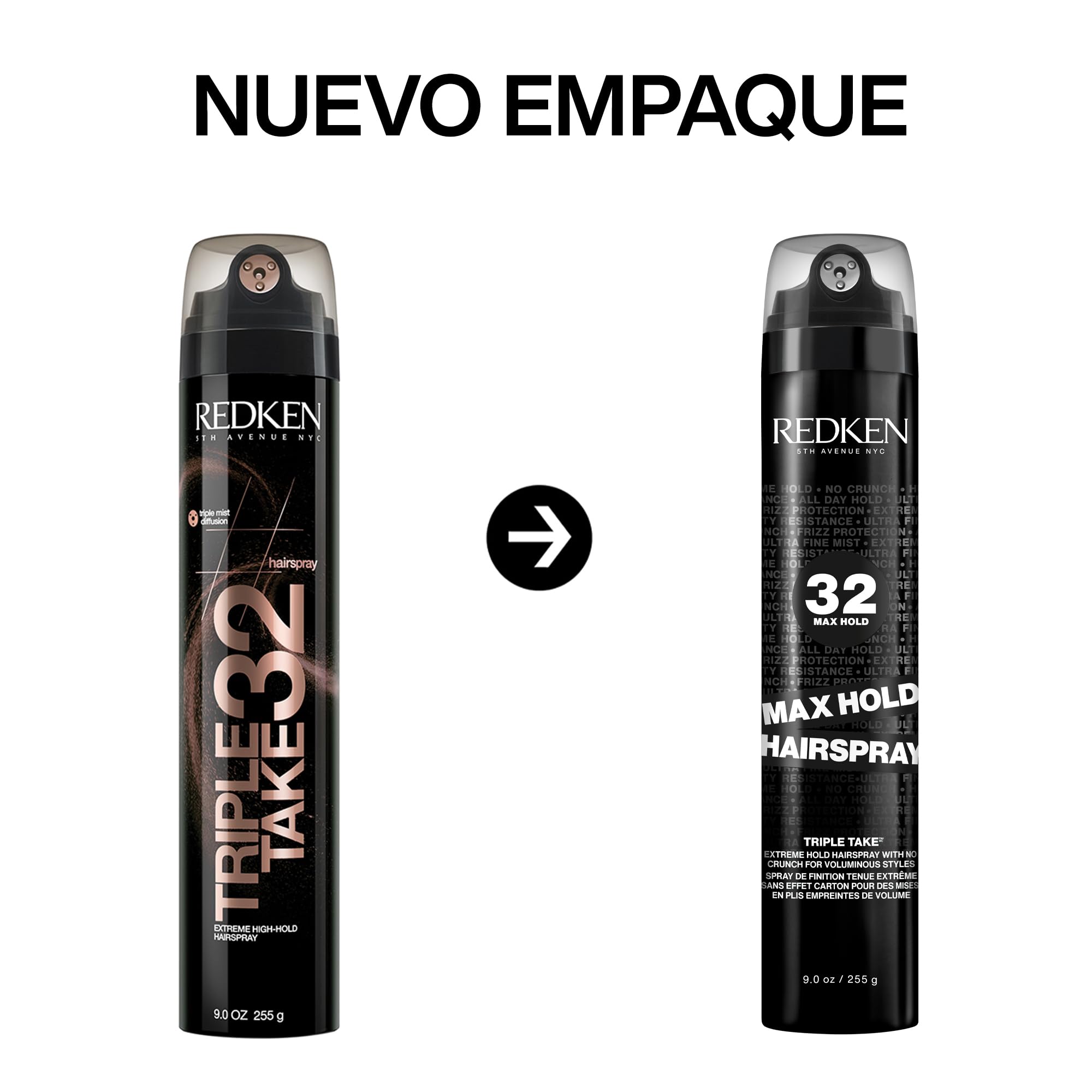Redken Haarspray für alle Haartypen, Extra starker Halt, Langanhaltende Kontrolle, Vegane Formel, Max Hold Haarspray, 1 x 300 ml
