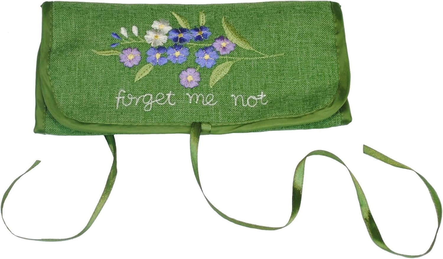 Jewelry Roll in a Forget-me-Not Design