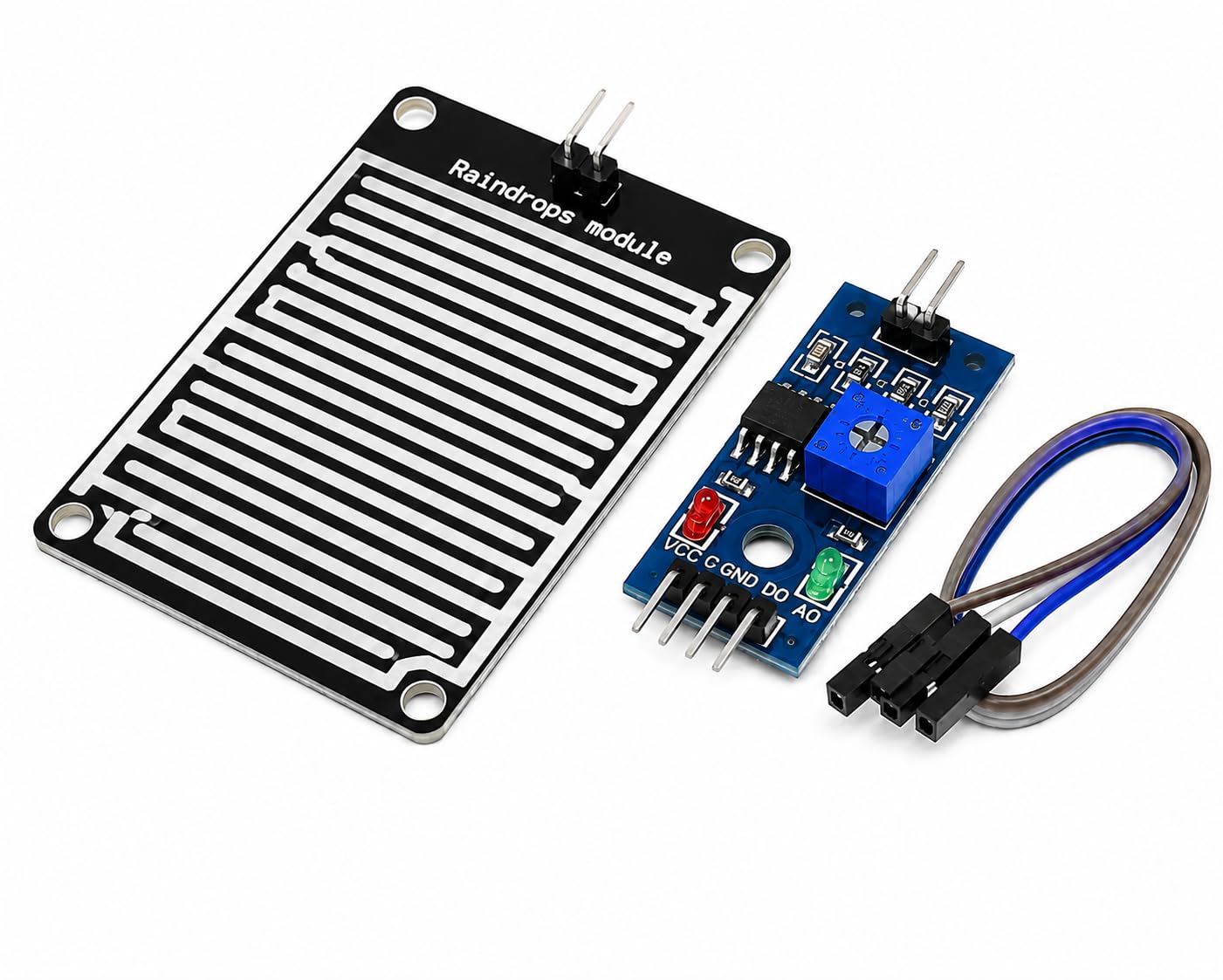 NE LAB Rain Drop Sensor Module YL-83 with Control Board – Weather Detection Sensor for IoT-picture-21