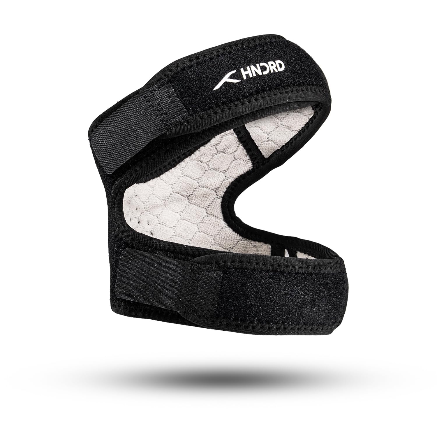 HNDRD Active Knee Strap with Side Pads & Adjustable Straps | 360° Compression Knee Brace for Men & Women | Stability, Pain Relief & Active Recovery-image-3