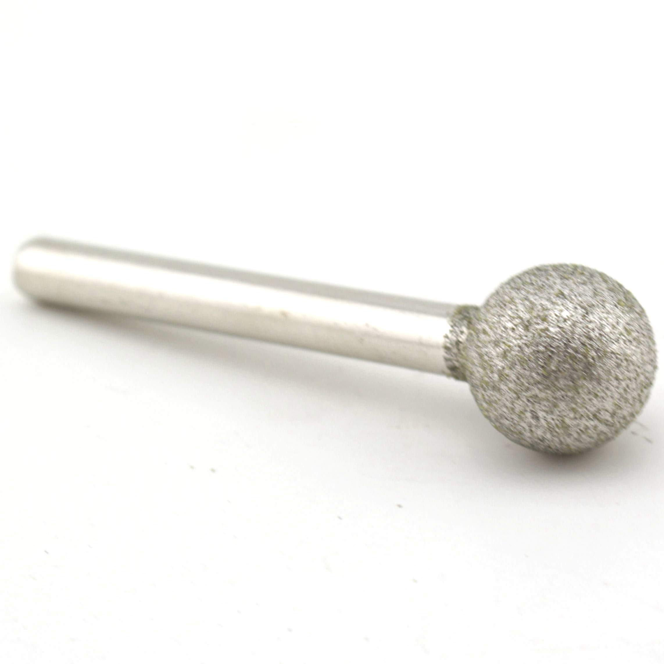 JINGLING 12mm 15/32 inch Spherical Head Diamond Grinding Bits Round Ball Bit Sphere Rotary Burr Grit 80 Stone Carving Tools 1/4" Shaft Attachment for Bosch, DeWalt, Makita — Amazon image 14