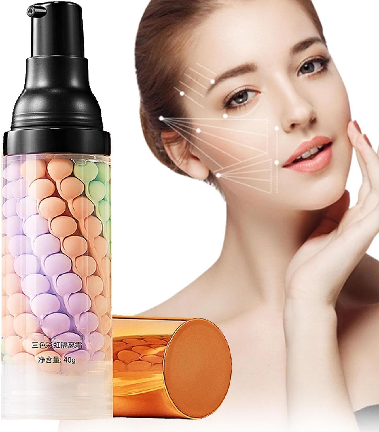 Getossu Wrinkle Blurring Primer, Triple Color Barrier Cream, Anti