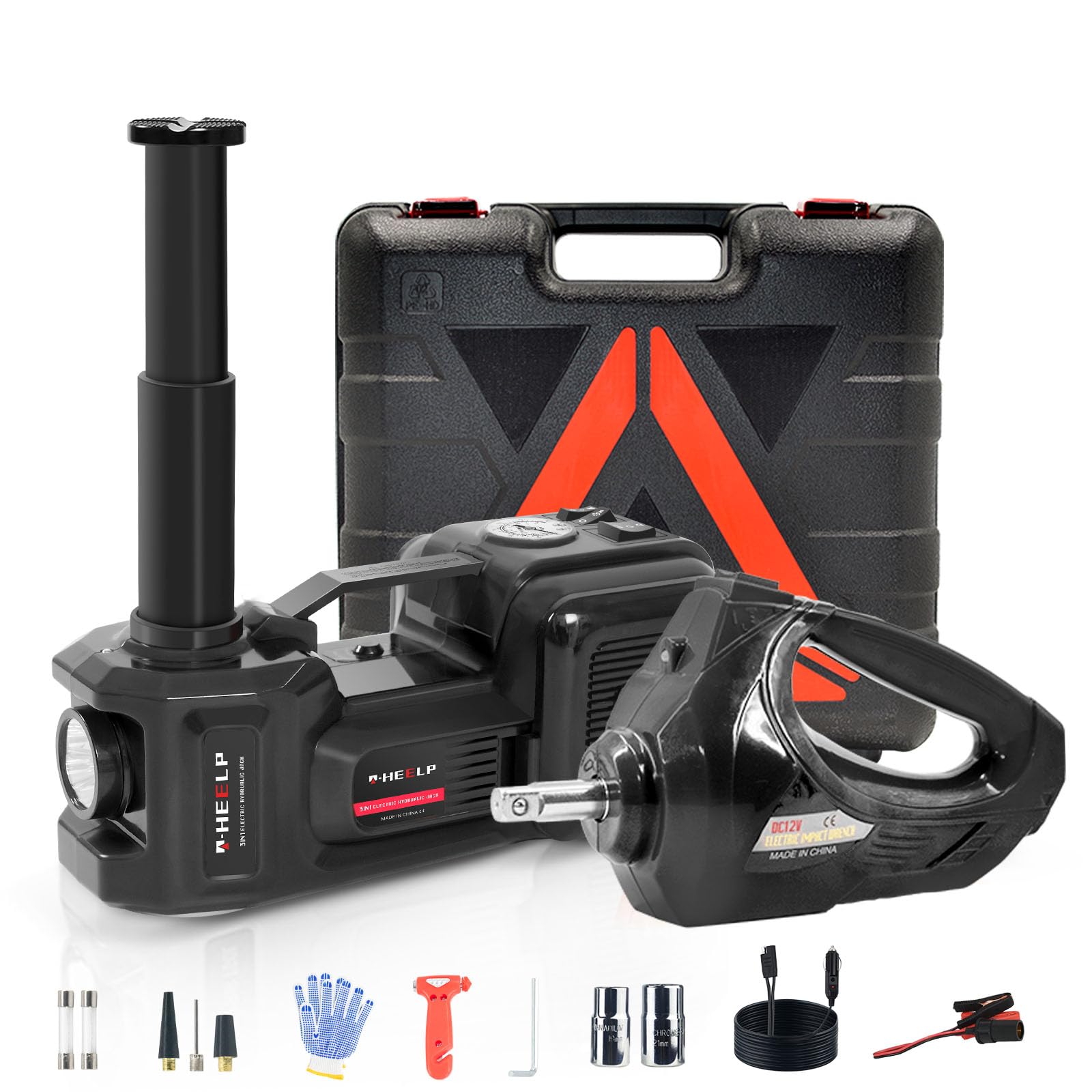 Amazon.com: E-HEELP Electric Car Jack Kit 5Ton 12V Hydraulic Car