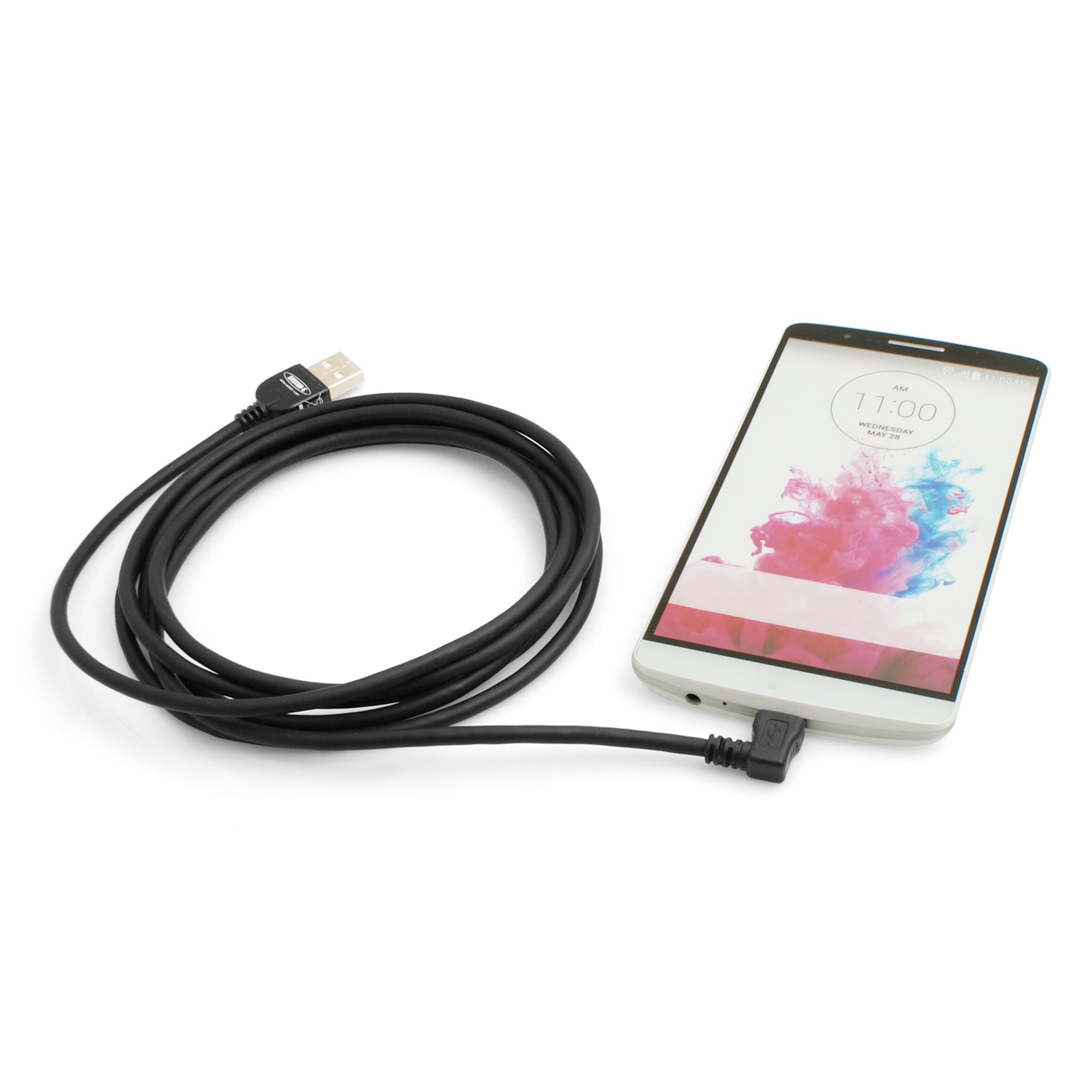 Syste-S icro USB Cavo Connettore ad Angolo retto Cavo Dati e Ricarica