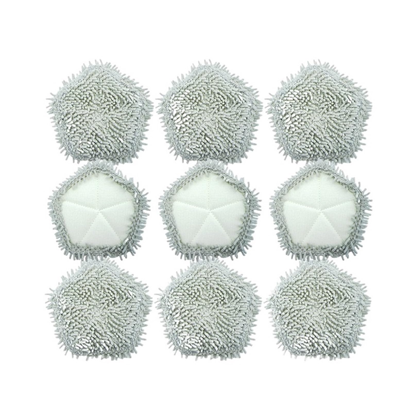 MHXJAIFXC Robot Vacuum Mop Cloth Self-Cleaning Spare Parts, Compatible For Dreame Bot W10, W10 Pro(9 PCS)
