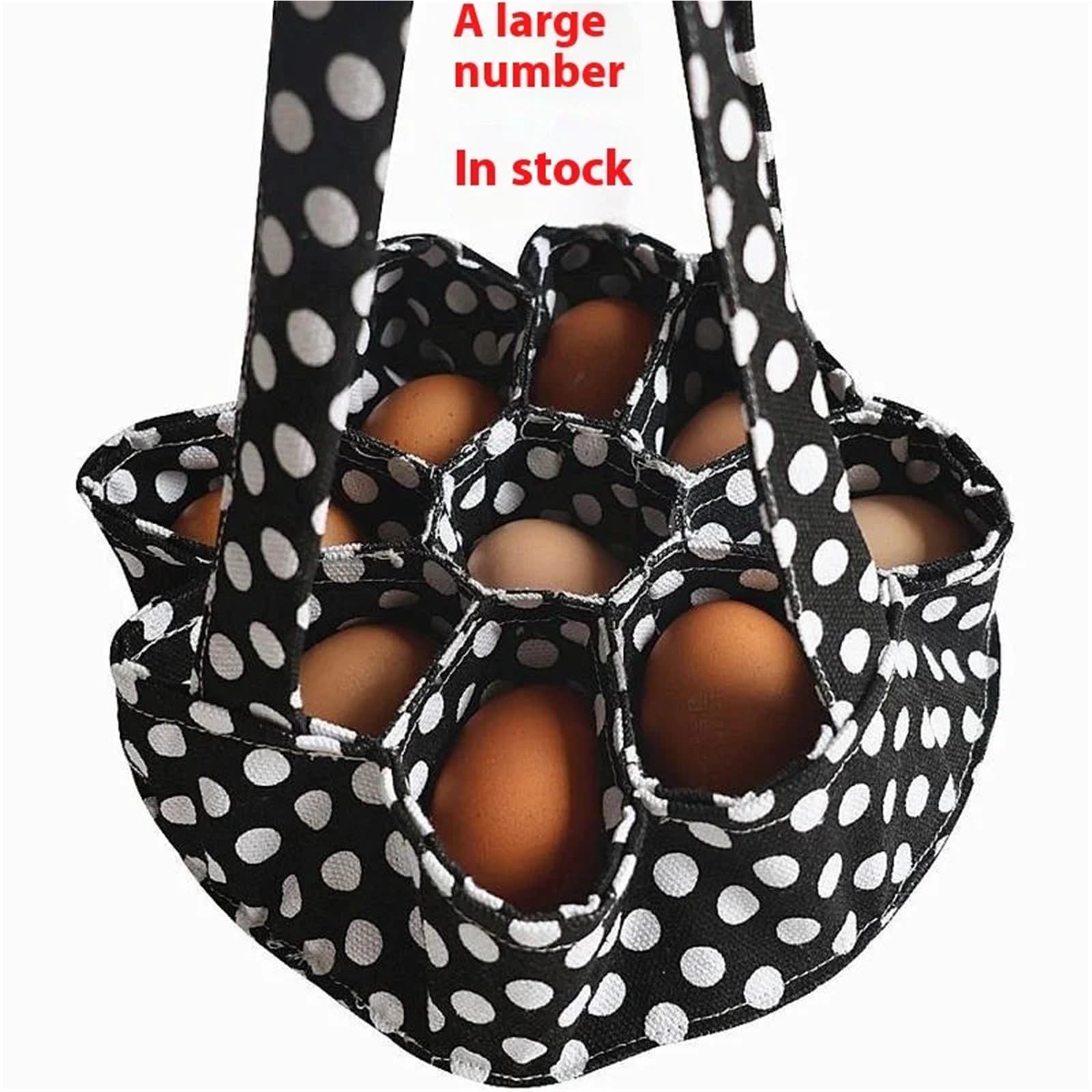 Cesta for recoger huevos - Bolsa de almacenamiento tipo vela(Red)
