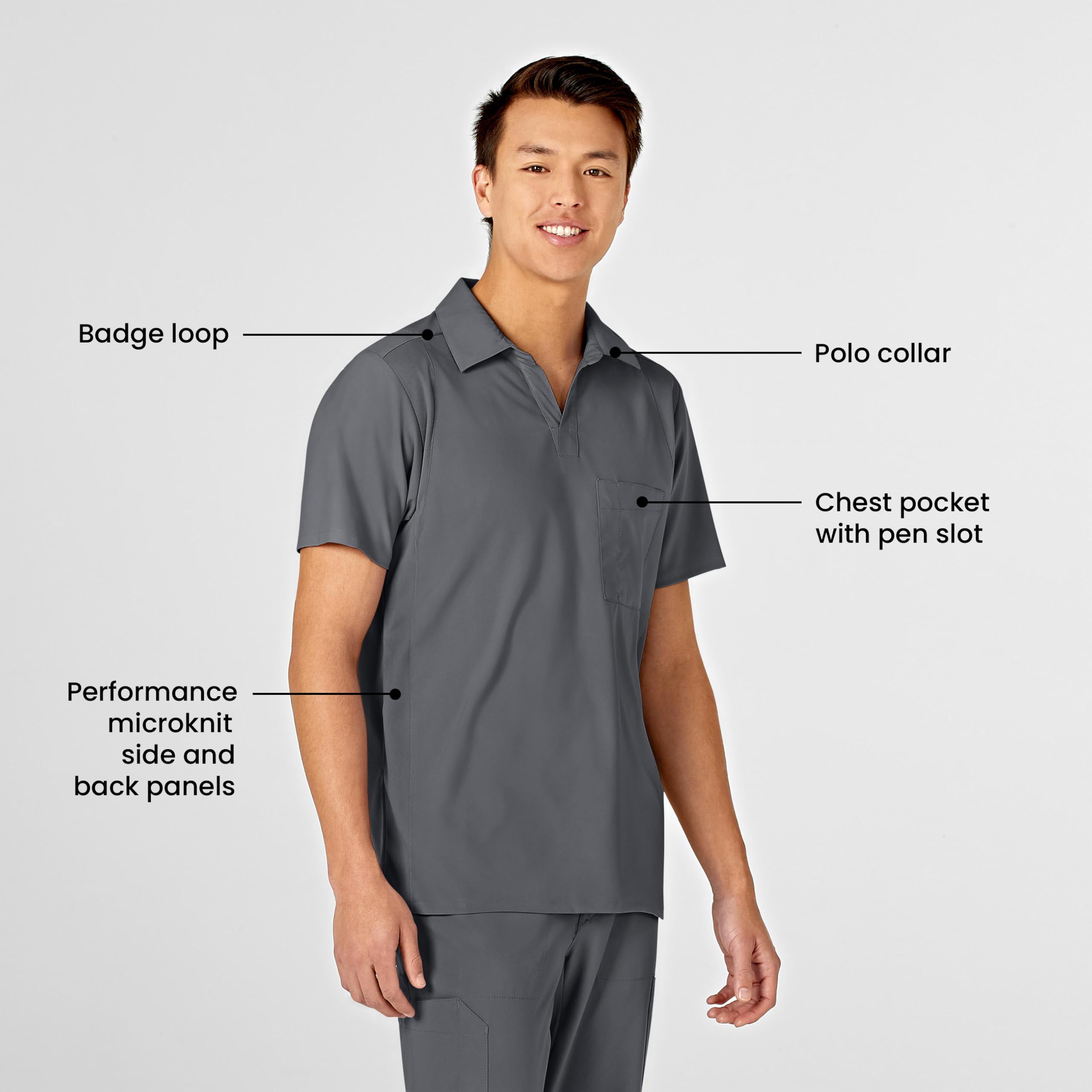 Wink Mens Collar Top