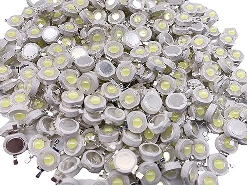 Miniatura 3 de 100 unids 3W de alta potencia LED chip bombillas SMD COB diodos caliente blanco frío rojo verde azul UV 365nm 395nm amarillo 440 660nm crece perlas