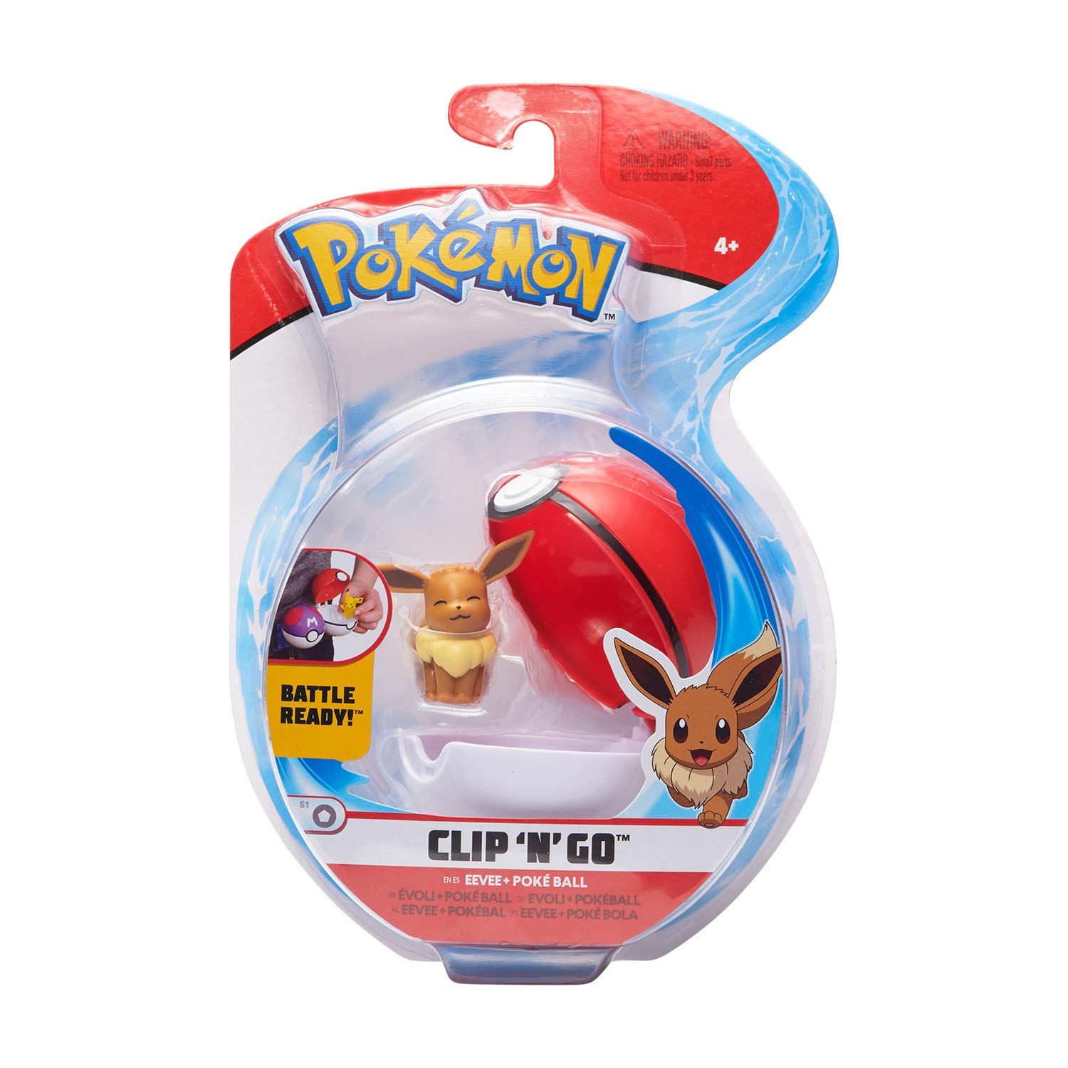 Ceinture Pokémon Bandai - Clip 'N' Go + 2 Poké Balls + Figurine - Accessoire Dresseur - 80307