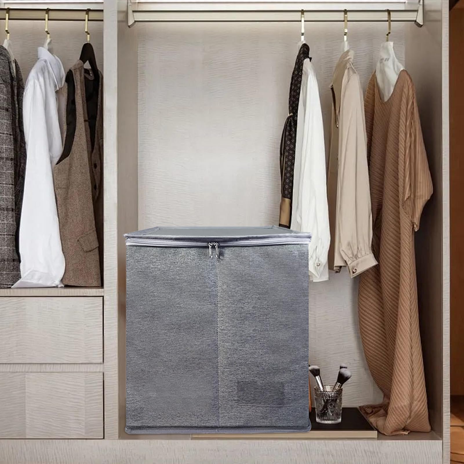 Kleiderbügel-Aufbewahrungsbox Container-Aufbewahrungstasche Tragbarer | Kleiderbügelaufbewahrungshalter Tragbar Vielseitig Für Kleidung Puppen Schrank Reise Schlafzimmer