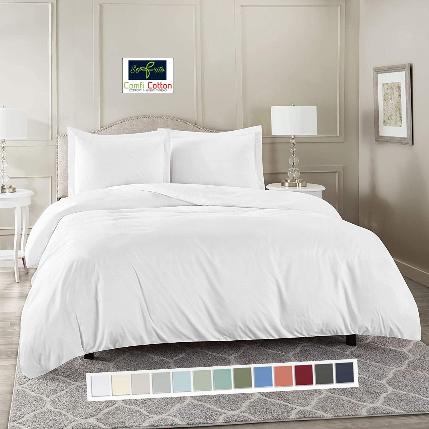 Buy MAPLE LINENS Quilt Cover Double Bed with Zipper Duvet Cover King