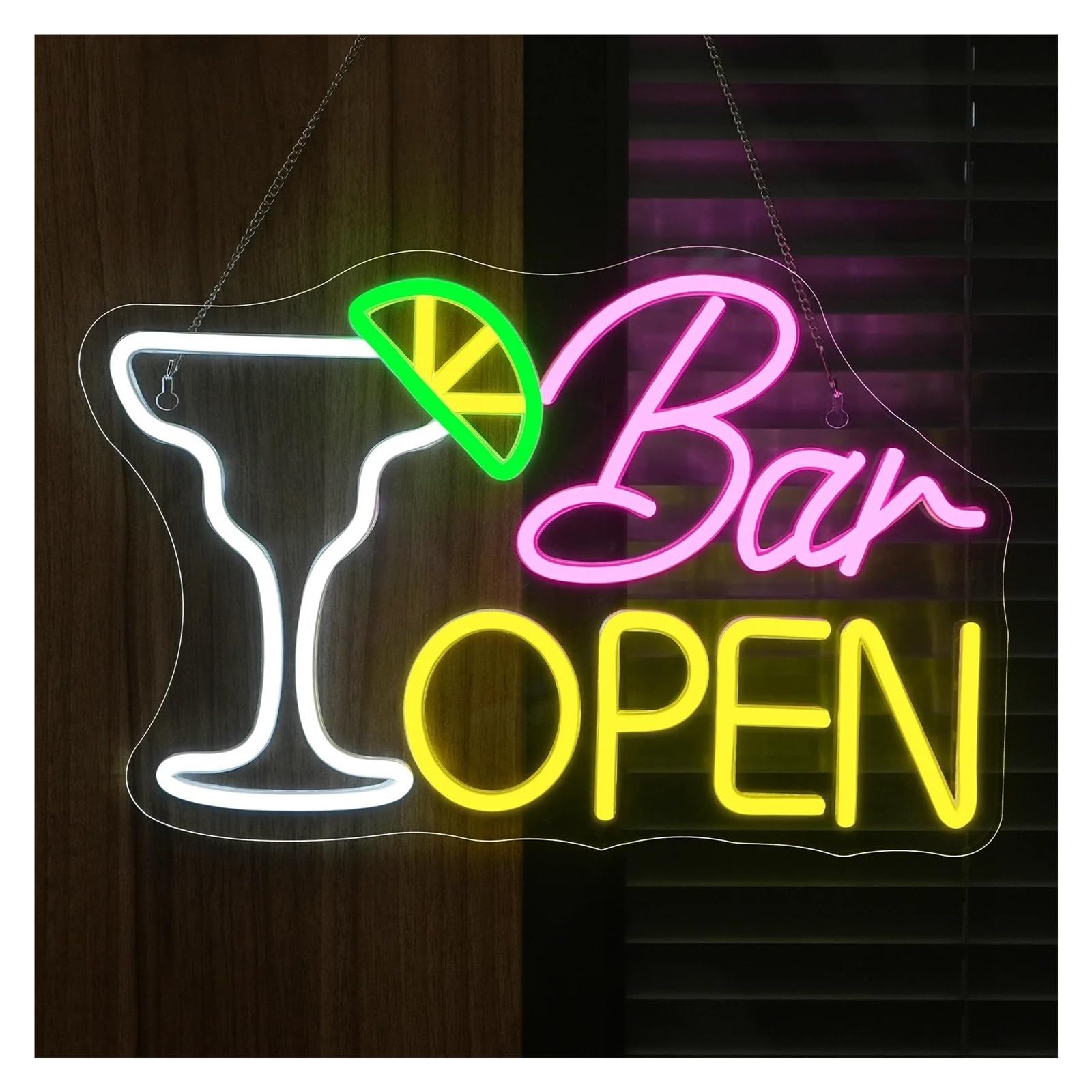SHOUXI Sign Lamp Bar Open Neon Signs Palm Tree Beer for Bar Coffee Cafe Club Store Home Pub Summer Beach Party Business Decor 37х24cm