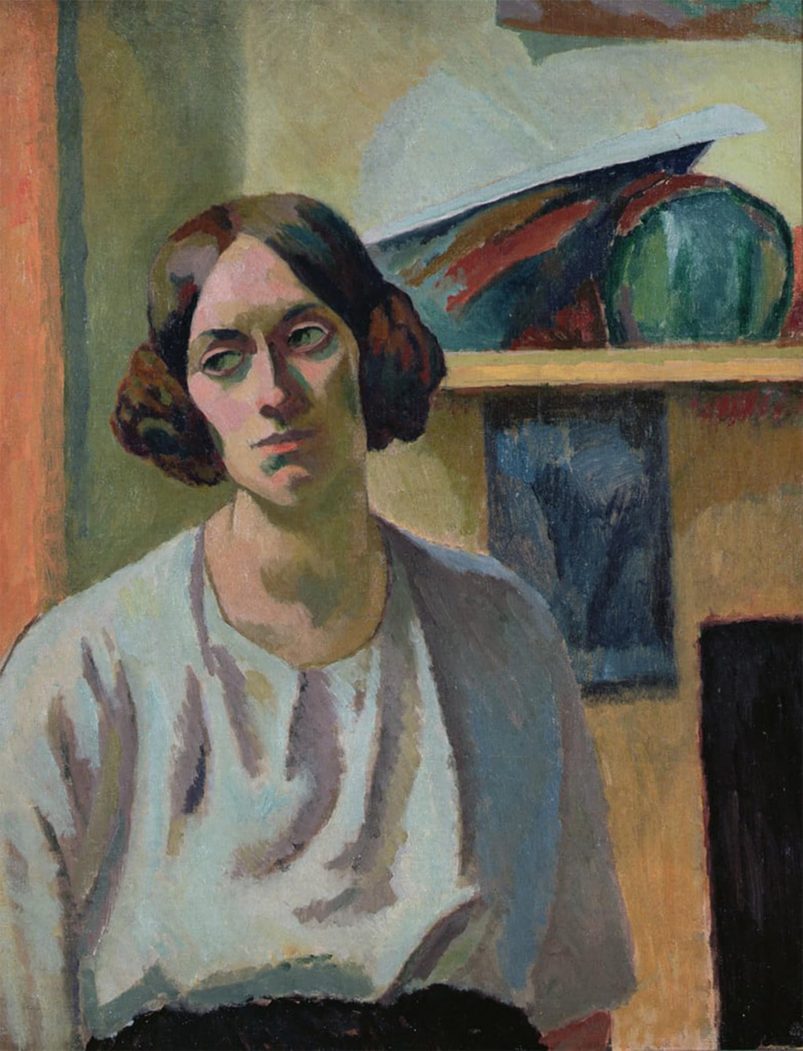 POSTERIIk Vintage Classic Picture Landscape Artwork Head of a Model by Roger Eliot Fry Portrait Canvas Painting for Office Home Decor 60x90cm