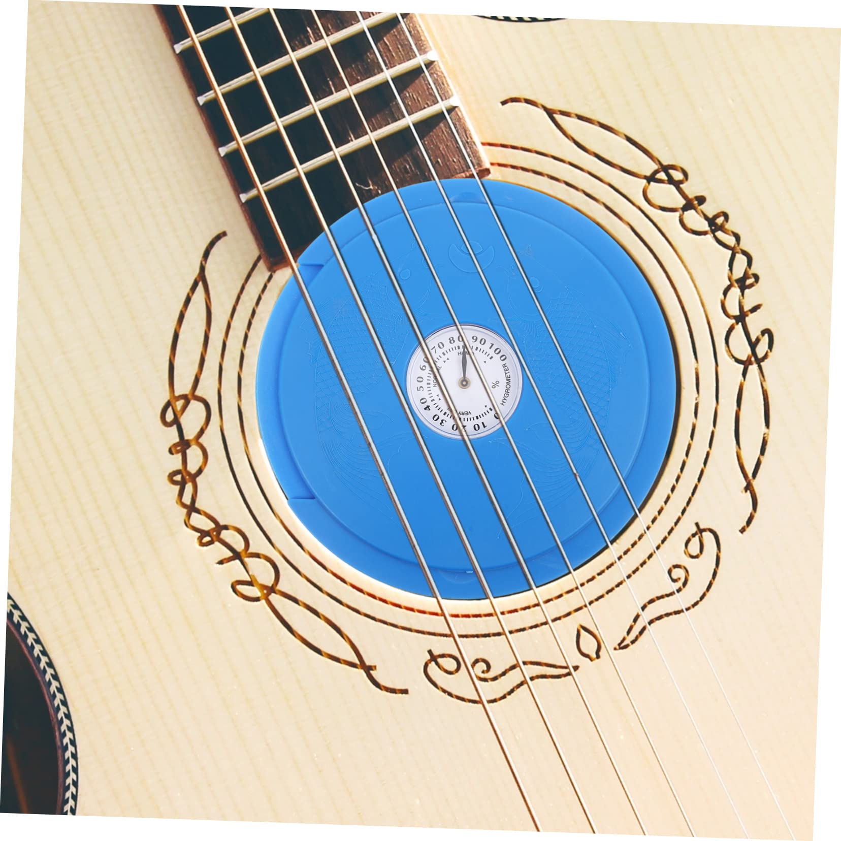 BESTonZON 5 Piezas humidificadores de guitarra acustica humidificador de agujero de sonido humidificador para guitarra accesorios guitarra higrómetro guitarras interior suite