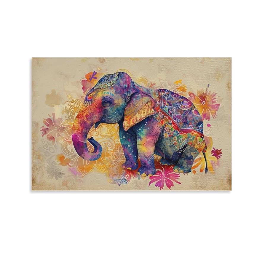 絵画 絵 象の絵 風水 インテリア 動物画 アート イラスト