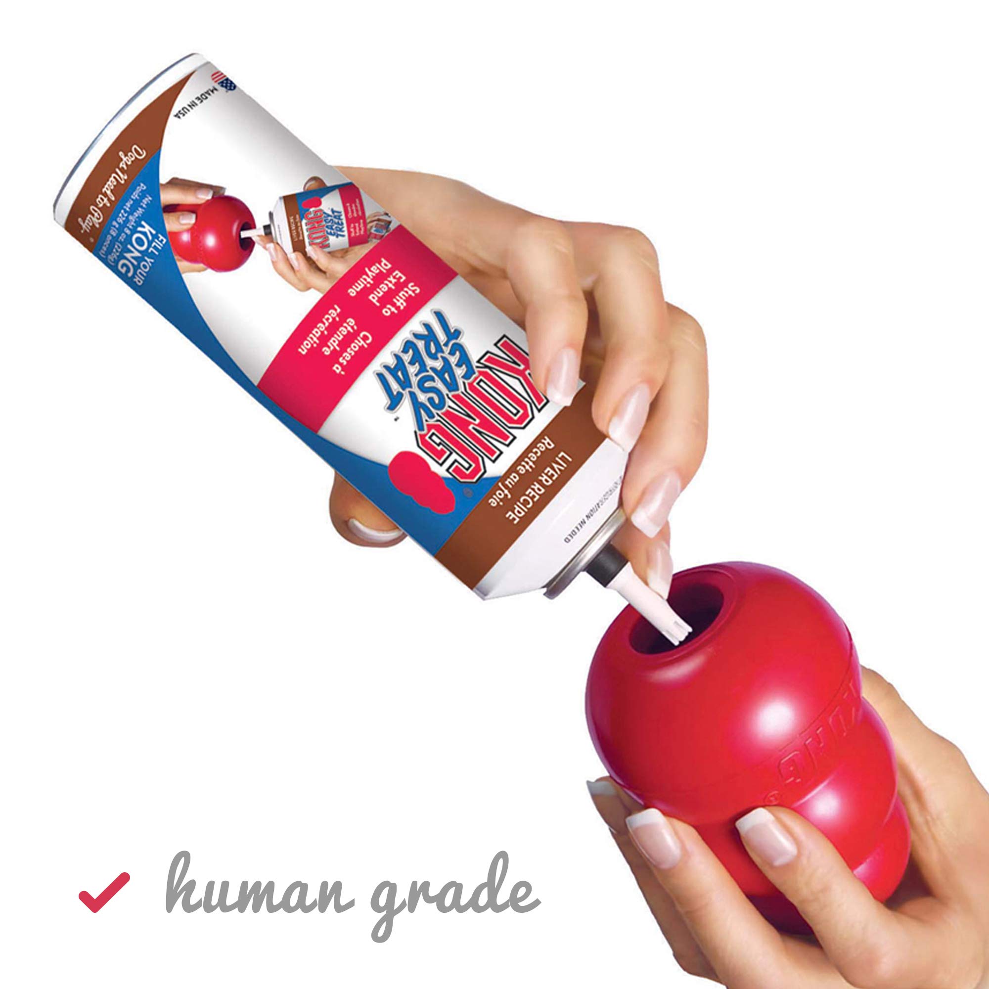 Buy KONG Easy Treat Combo Pack Full Size and Travel Size Treat Paste Liver Flavor Online