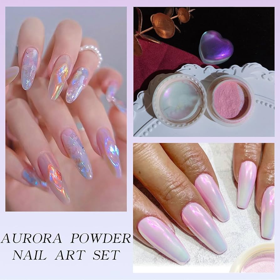 Polvere Sirena Iridescente Per Unghie N .05 - Foto 3