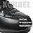 XUDREZ Classic Roller Skates High-Top Double-Row Leather Roller Skates for Women and Men (Black Black Wheel,7.5)