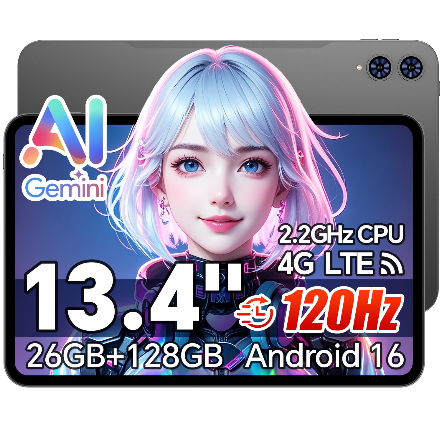 Amazon.co.jp: TECLAST Android16 タブレット 13インチ 120Hz 大画面