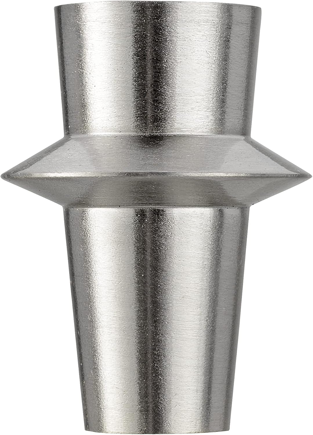 Aspen Creative 24037-21, Solid Steel Finial for Lamp Shade, Steel in Satin Nickel Finish, 1-1/2" Height