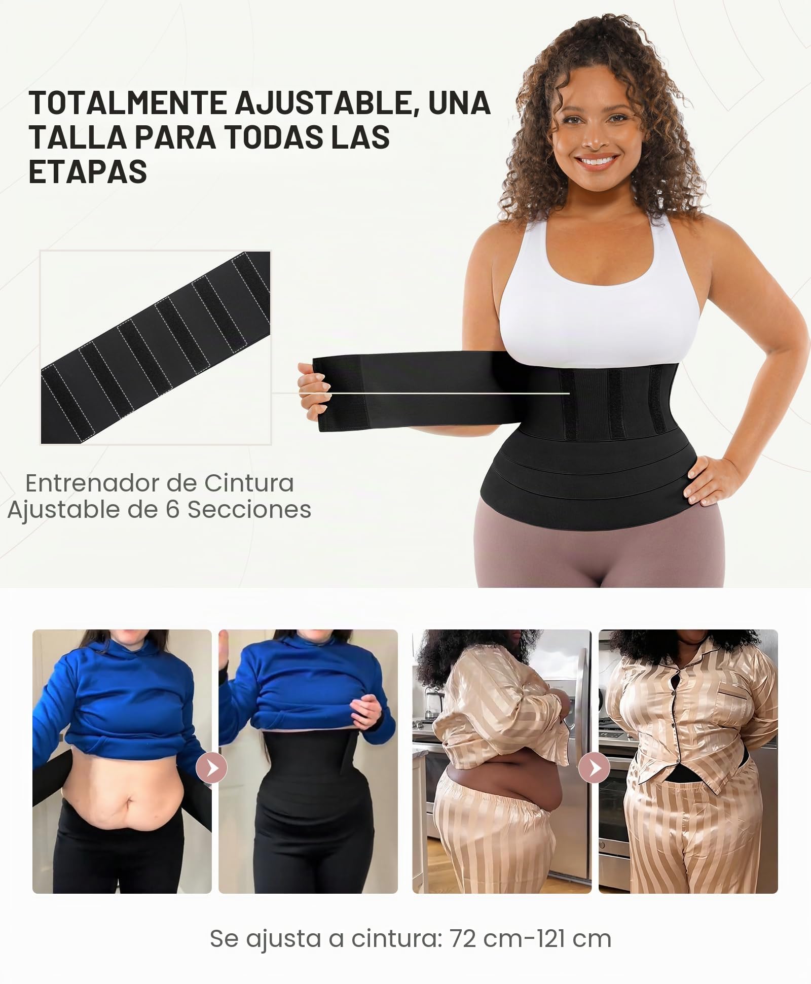 FeelinGirl Bandage Snatch Wrap Cintura Entrenador Cinta, Corsé Lumbar Soporte Vendaje Deportivo, Faja Waist Trainer