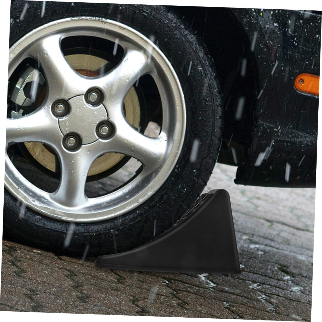 Cuñas para Ruedas De Autocaravana Bloques Antideslizantes Calzos para Ruedas