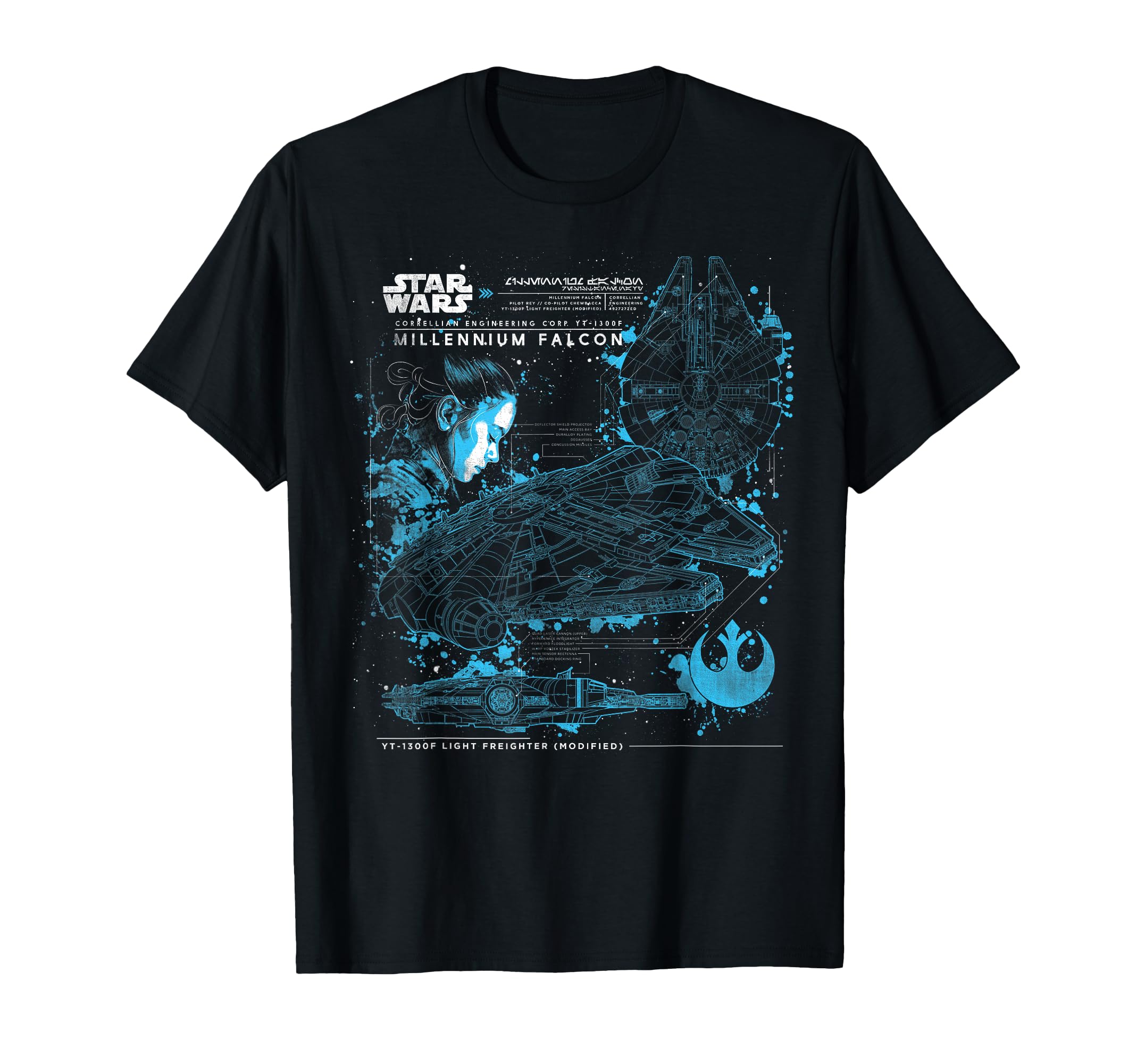 T-shirt Star Wars Faucon Millénaire idéal pour vos soirées cinéma et conventions