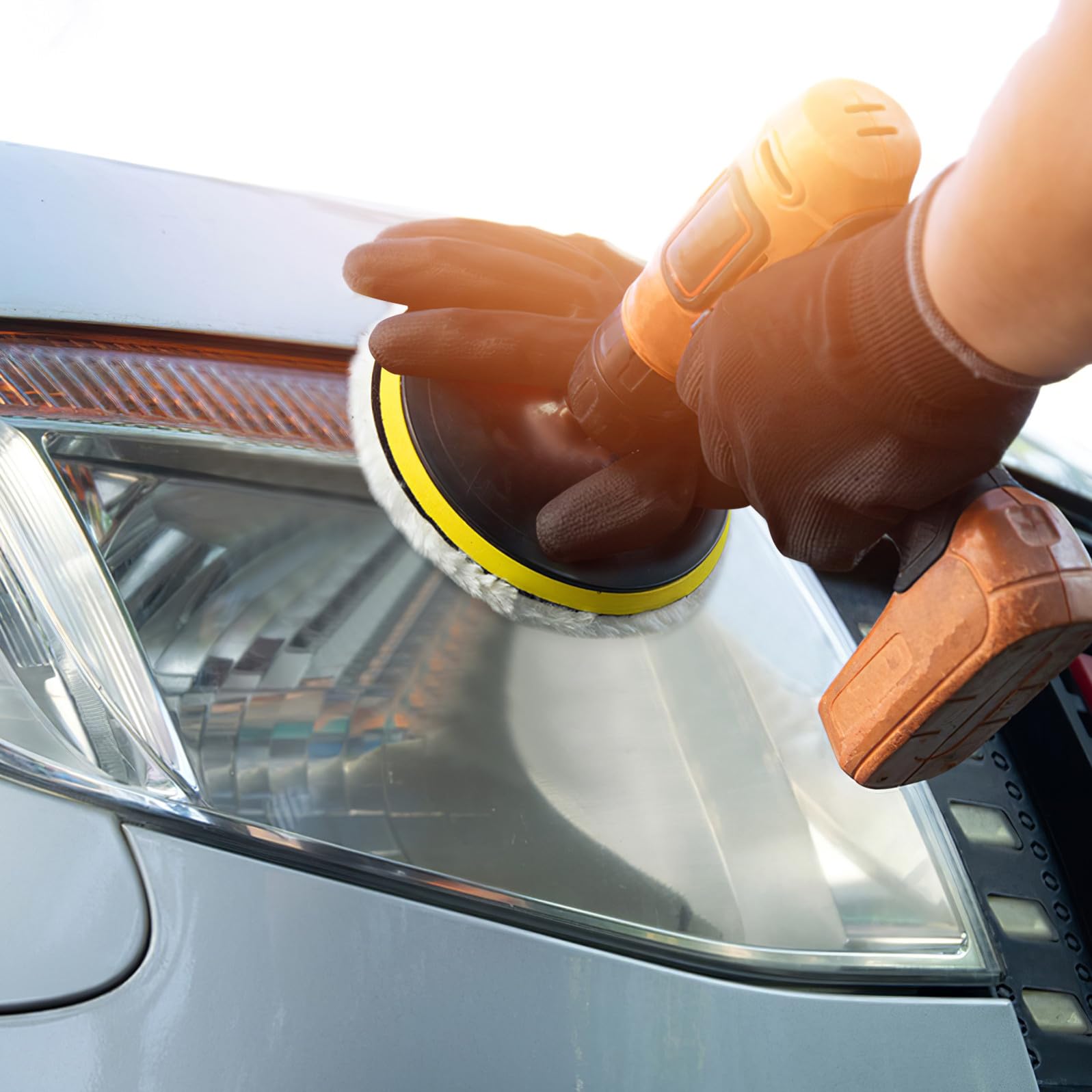 7stücke Teiliges Polierpad Buffing Pads Für Bohrmaschinen Vielseitige Polierwerkzeuge Für Effektives Polieren Und Finish Von Fahrzeugoberflächen