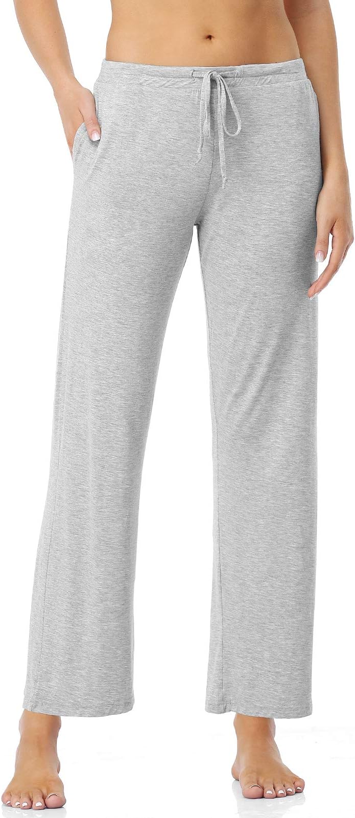 Air CurveyCasual Womens Pants Soft Lounge Pants Sleep Pajama Bottoms With Pocket