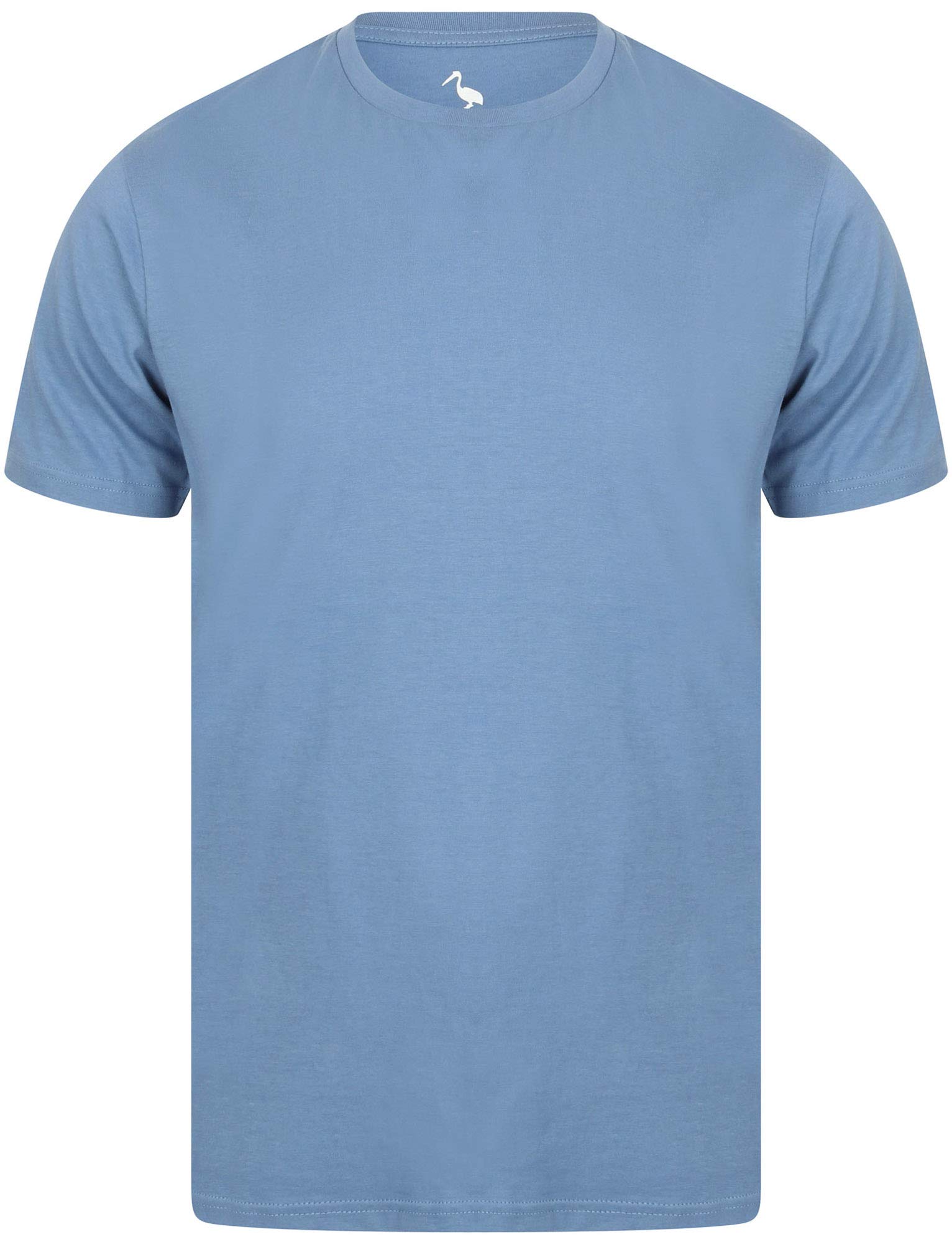 Sth. Shore Kinsley Basic Plain Coloured Crew Neck T-Shirt - Federal Blue - M