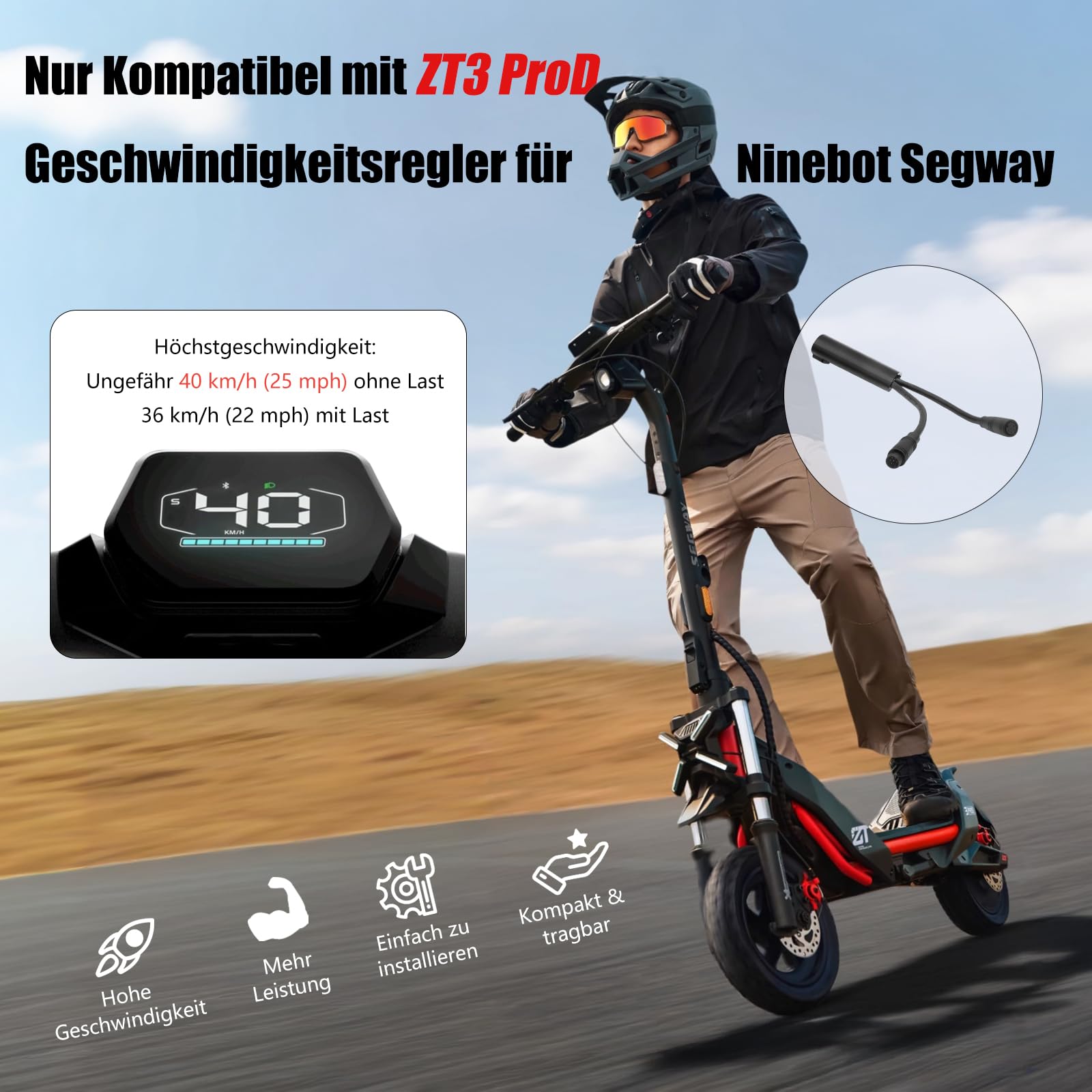 Cable de conexión Compatible con Ninebot ZT3 Pro D – Accesorio de Repuesto para Sistema de Control de Scooter eléctrico