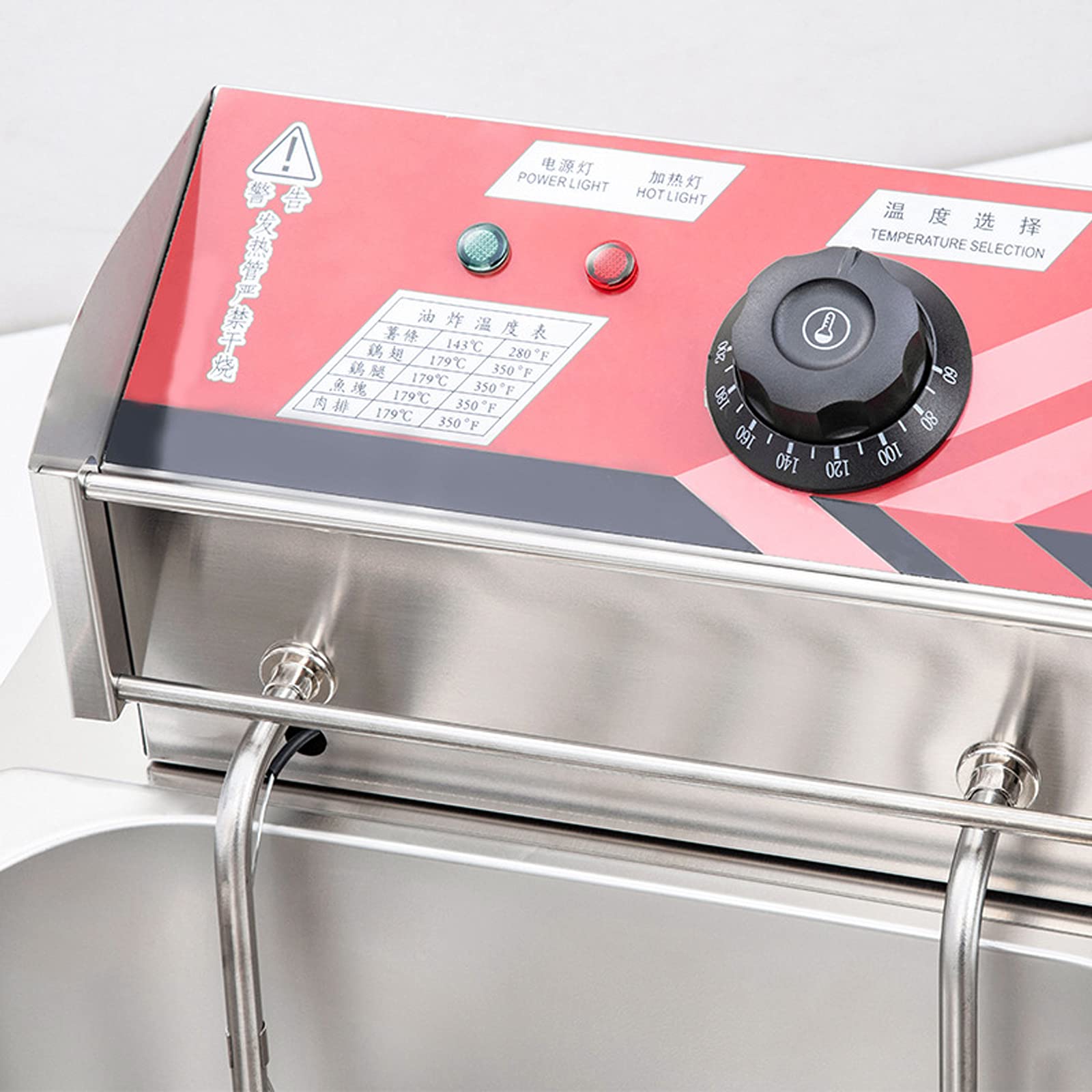 Amazon.co.jp: バスケット付き12L商用ディープフライヤー、3000W
