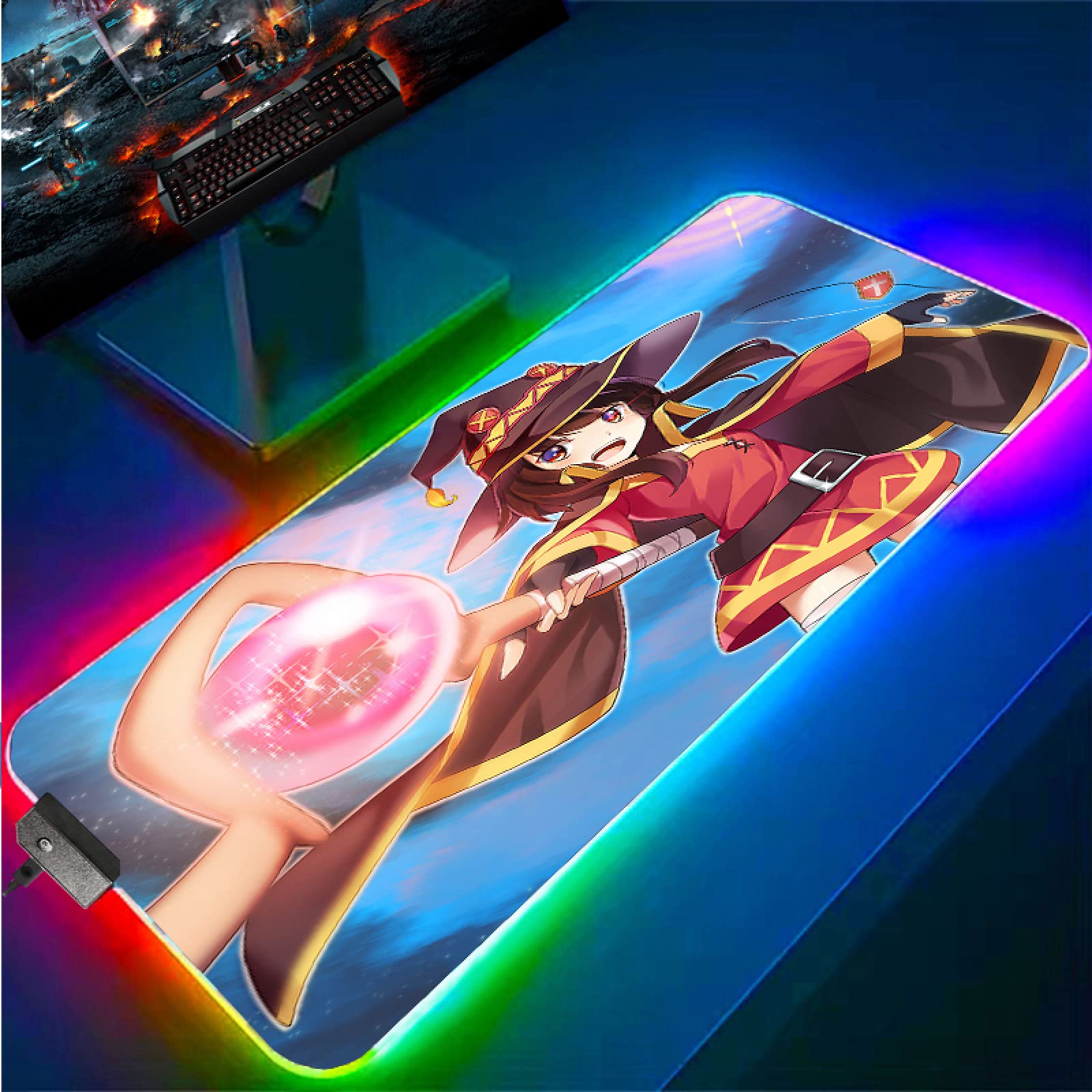 Amazon.co.jp: マウスパッド XXL RGB アニメ ワンダフル