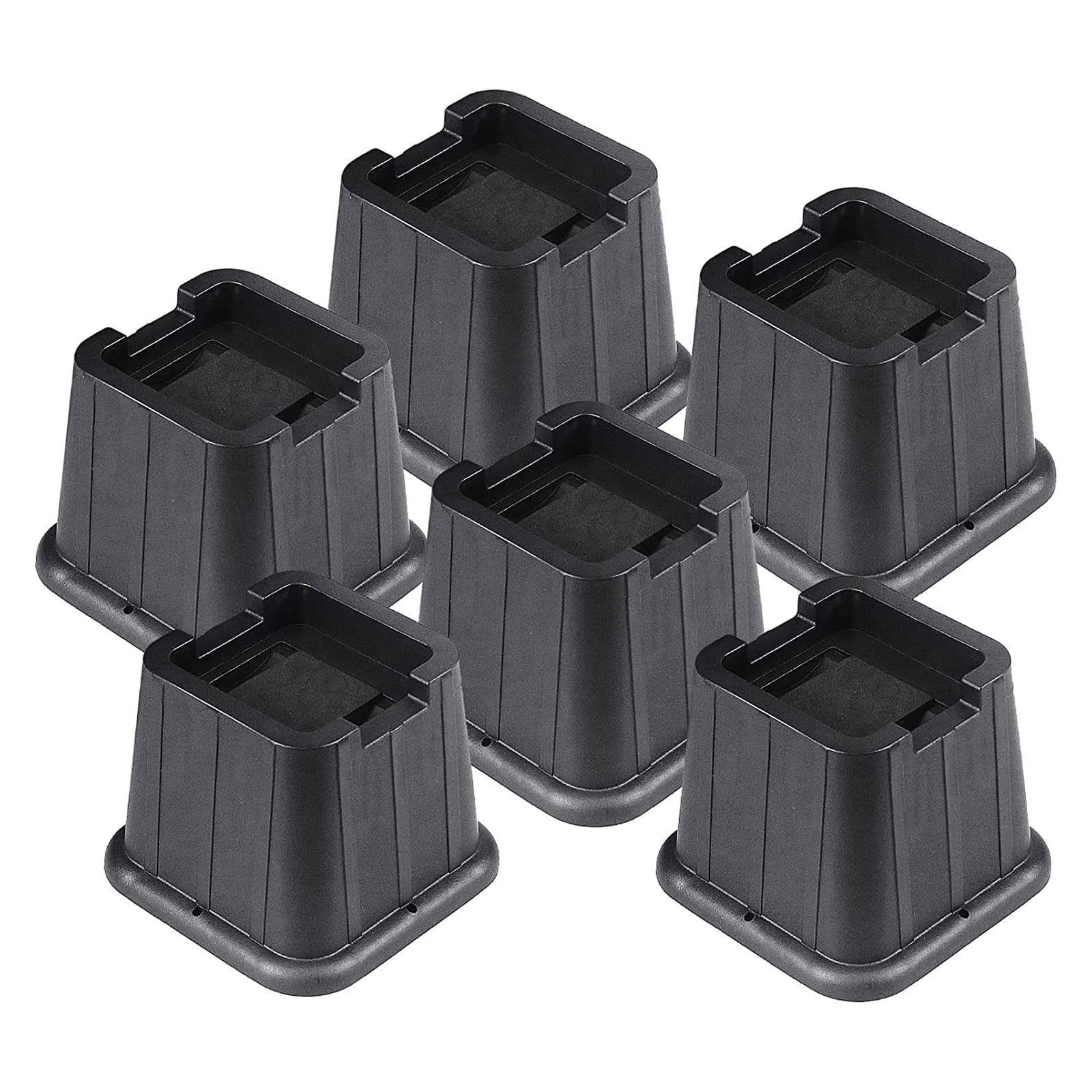 Muebles generales Elevadores de piernas sin patines Cama Sofá Pies Acolchado Amplificador de altura Diseño fuerte Fácil Mantenimiento Fácil Elevadores de muebles apropiados para la edad