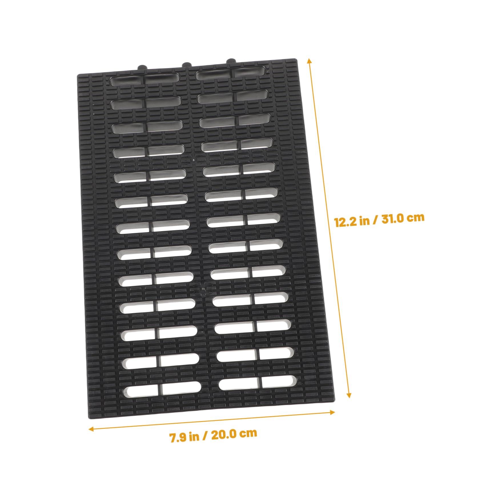 DOITOOL Rejilla De Drenaje De Plástico para Jardín Y Cocina Cubierta De Alcantarilla con Alta Capacidad De Carga Y Fácil Limpieza Ideal para Garajes Patios Y Áreas Exteriores 7.87X7.87X0.87