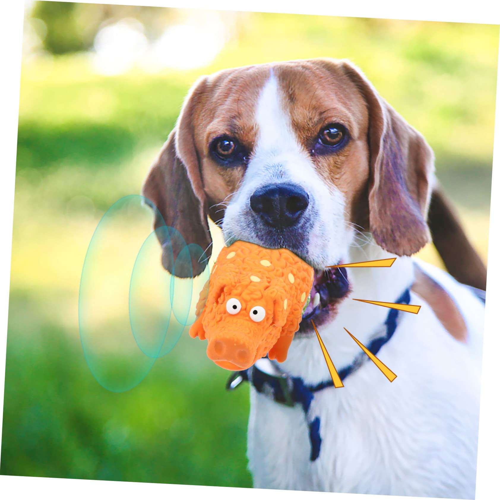 Housoutil Cachorro 4 Piezas De Juguete para Mascotas Juguetes para Cachorros Juguetes para Mascotas Juguete para Masticar De Látex para Perros Juguete para Masticar para Cachorros Pequeños