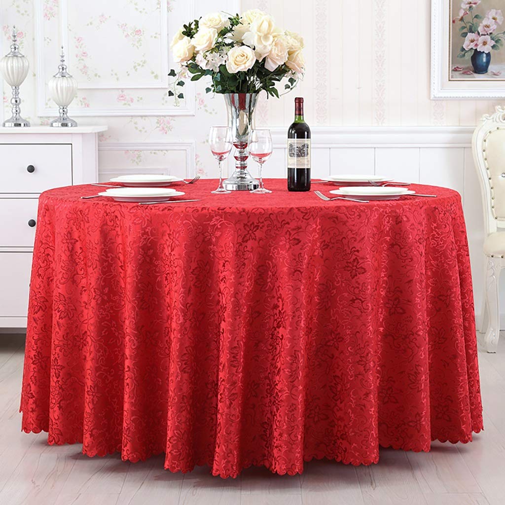 Nappe ronde de restaurant et fête pour grands repas de famille 240cm