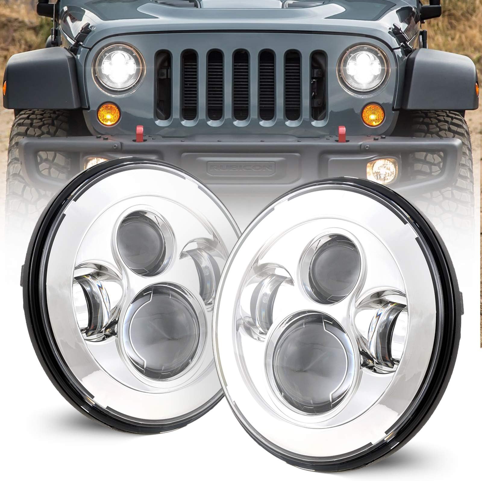 7" LED Headlights